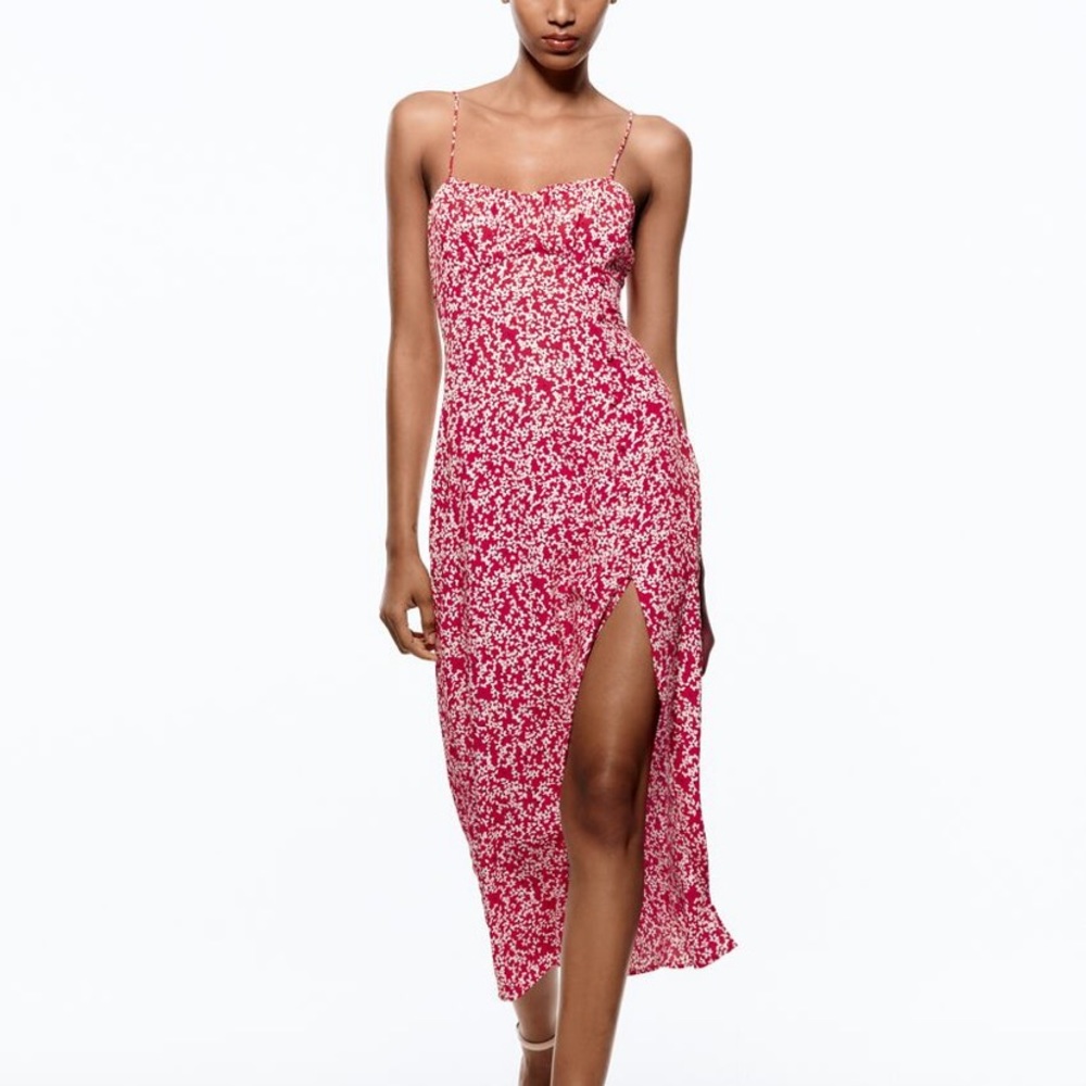 Zara red summer dress